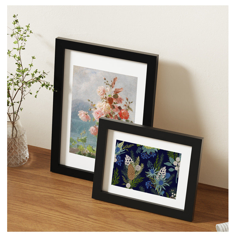 Photo Frame And Picture Frame Table Decoration Pendant Photo Wall Creative Simple Wooden