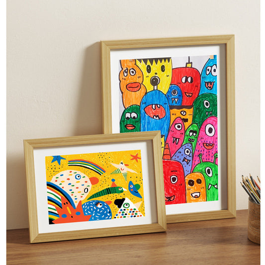 Photo Frame And Picture Frame Table Decoration Pendant Photo Wall Creative Simple Wooden